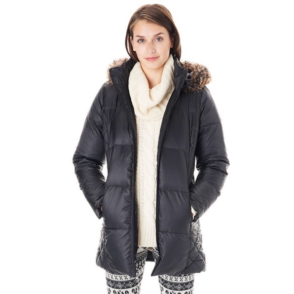 Bass Duck Down Knit Back Puffer Jacket - Picture 3 of 6